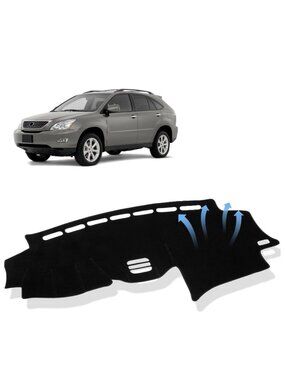 Dashboard Cover Dash Mat Black Carpet Custom Fit Lexus RX330, RX350, RX400h